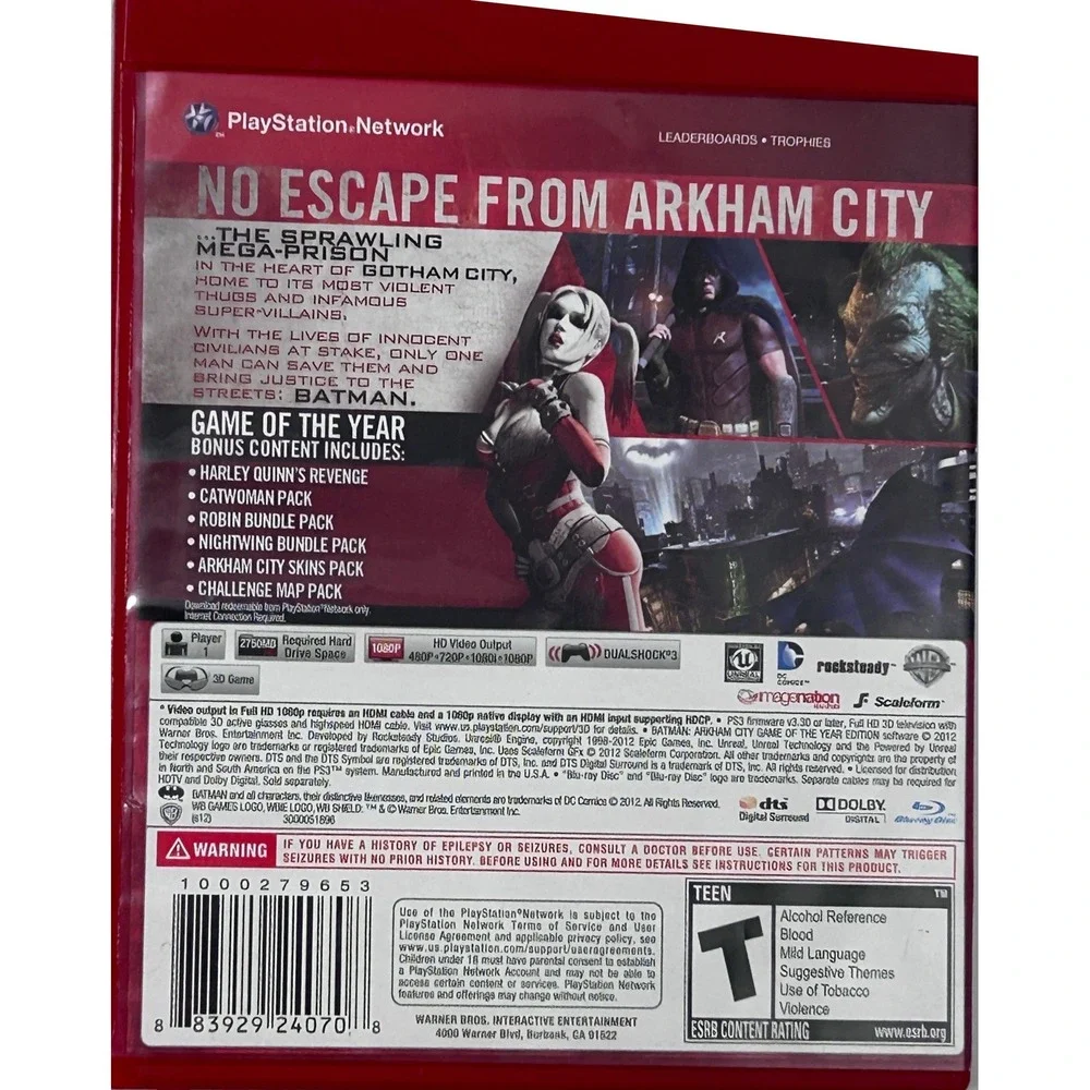 Warner Bros. Games brand warner